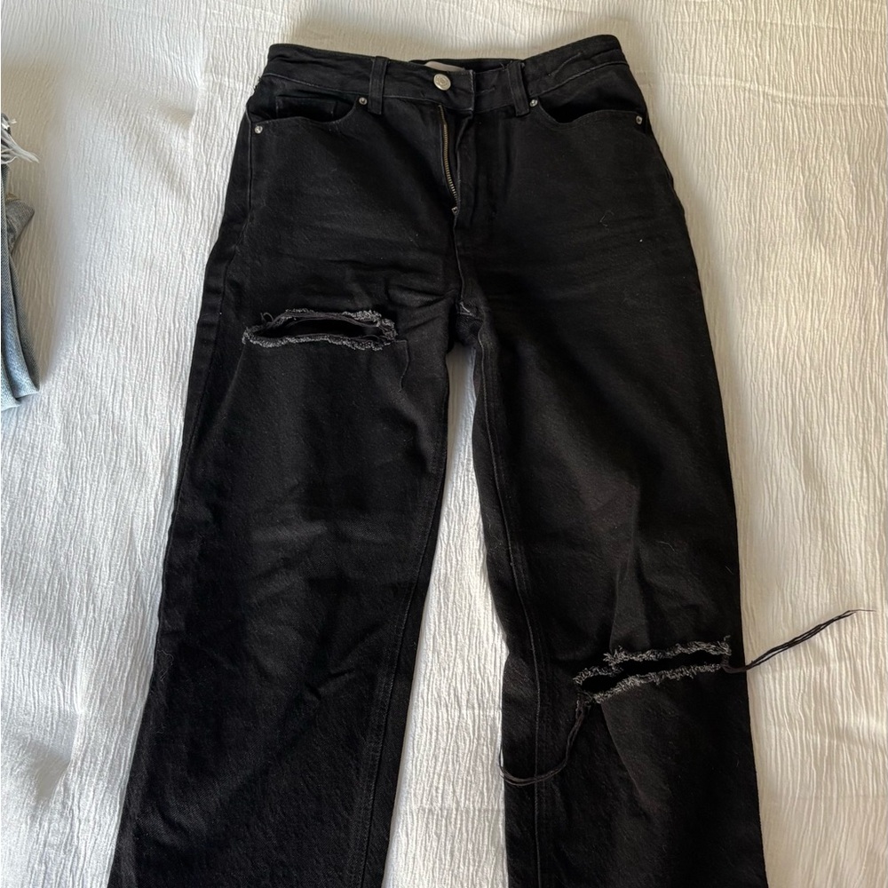 PacSun Black Distressed Women Jeans